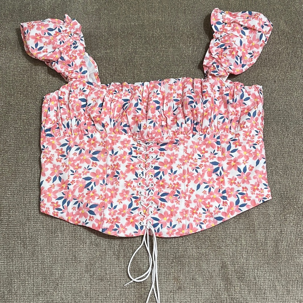 Princess Polly Floral Corset Top